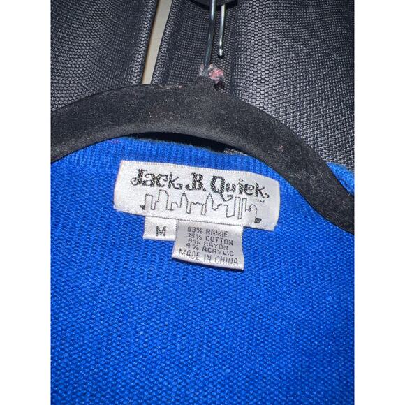 Ugly Christmas Sweater Vintage Xmas Cardigan Size Medium Jack B. Quick - Picture 2 of 3